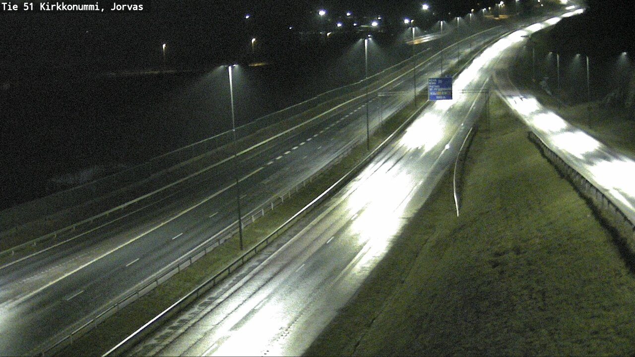 Weather Camera Image Väg 51 Kyrkslätt, Jorvas, Kirkkonummi, Uusimaa