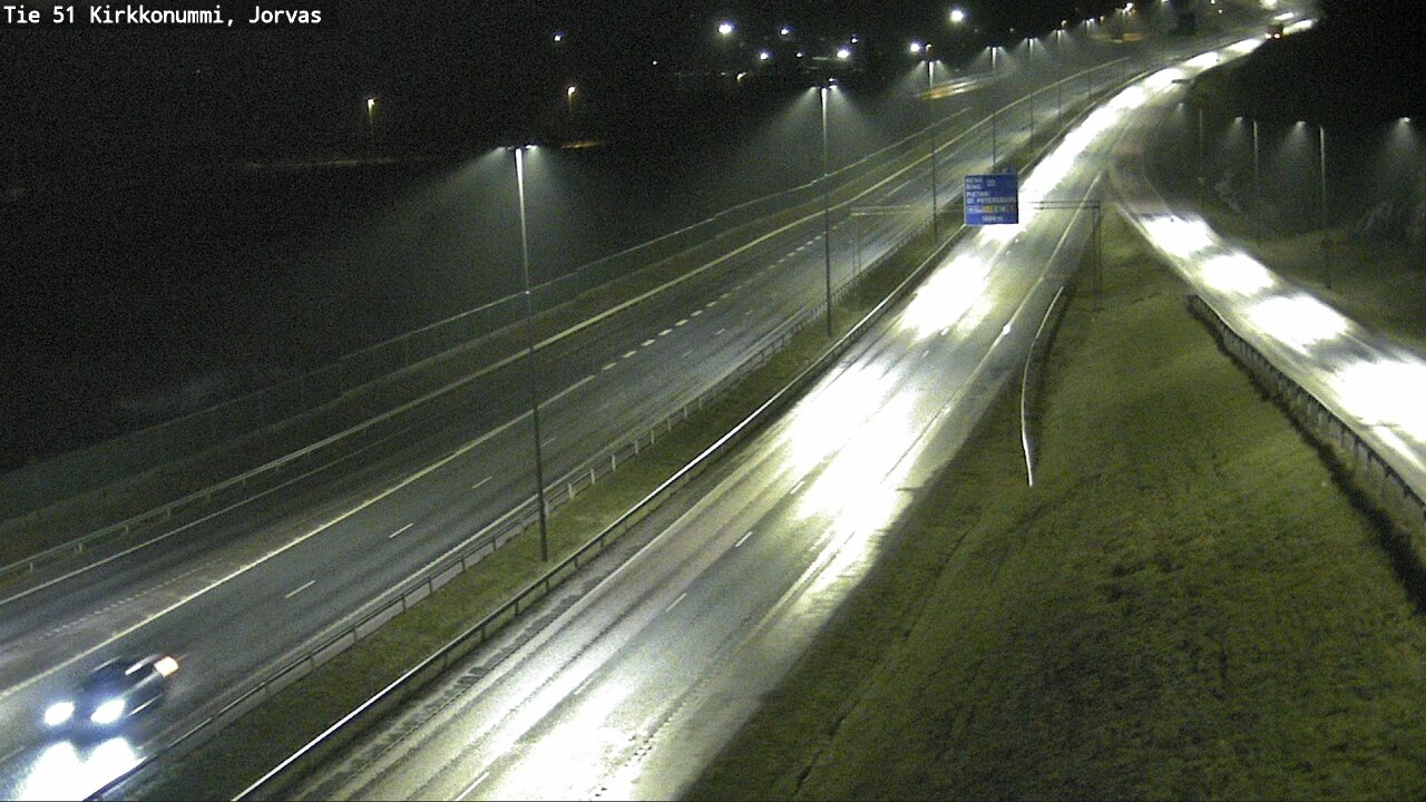 Weather Camera Image Väg 51 Kyrkslätt, Jorvas, Kirkkonummi, Uusimaa