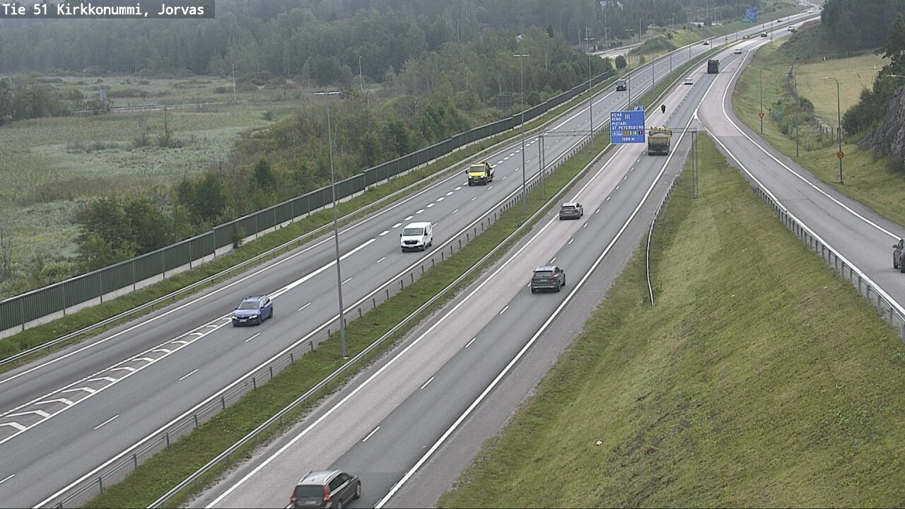 Weather Camera Image Road 51 Kirkkonummi, Jorvas, Kirkkonummi, Uusimaa