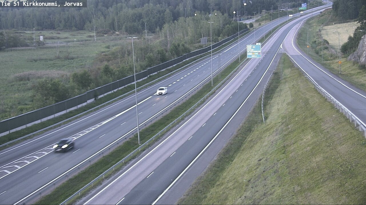 Weather Camera Image Väg 51 Kyrkslätt, Jorvas, Kirkkonummi, Uusimaa