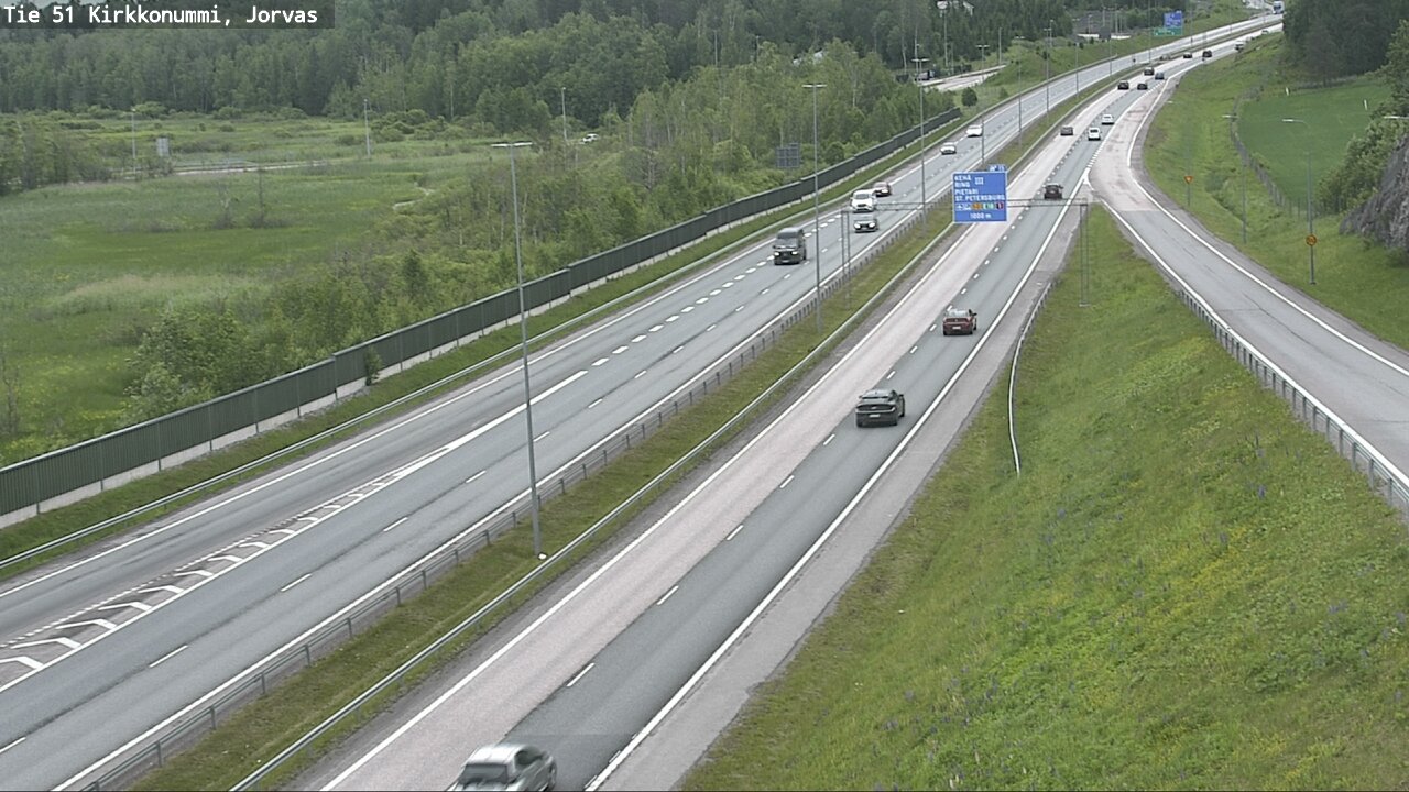 Weather Camera Image Road 51 Kirkkonummi, Jorvas, Kirkkonummi, Uusimaa