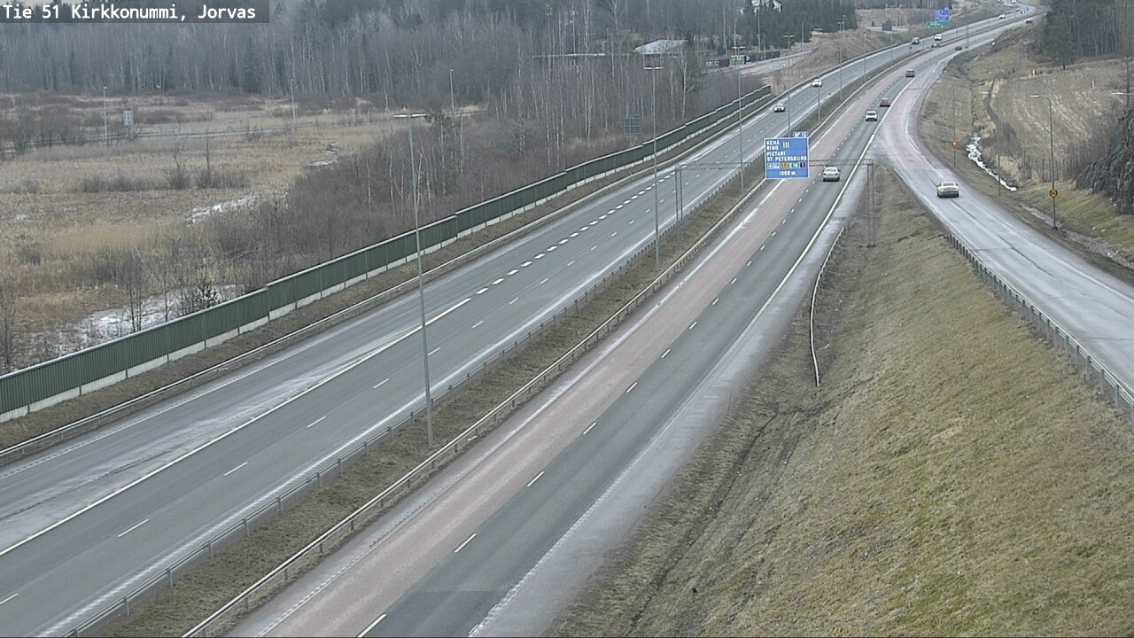 Weather Camera Image Road 51 Kirkkonummi, Jorvas, Kirkkonummi, Uusimaa