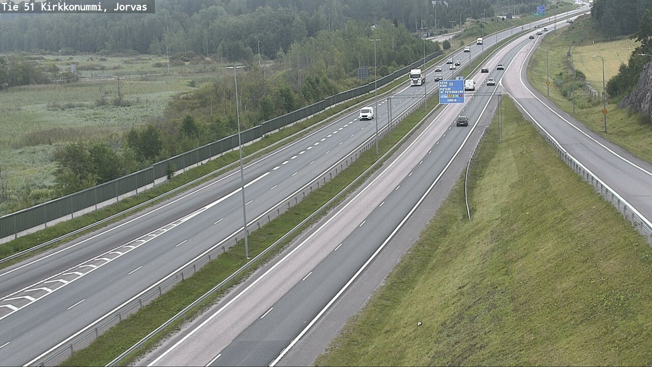 Weather Camera Image Road 51 Kirkkonummi, Jorvas, Kirkkonummi, Uusimaa