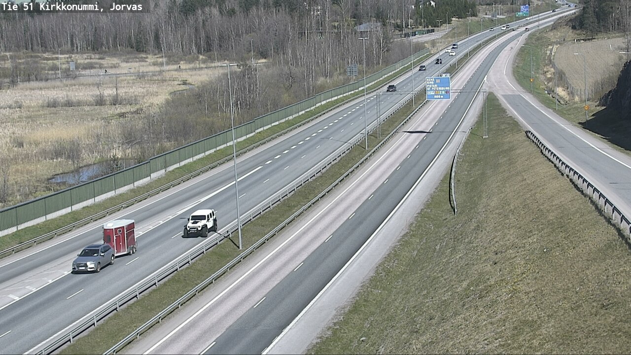 Kelikamerat Kuva Tie 51 Kirkkonummi, Jorvas, Kirkkonummi, Uusimaa