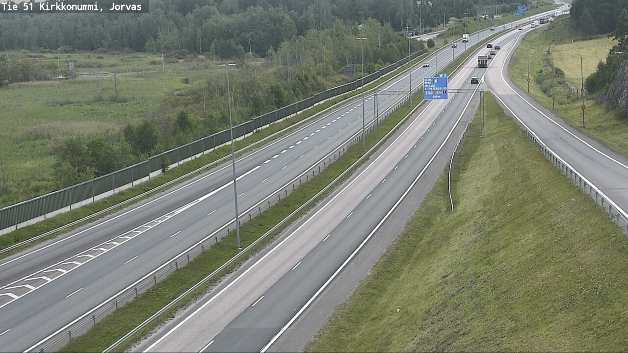 Weather Camera Image Road 51 Kirkkonummi, Jorvas, Kirkkonummi, Uusimaa