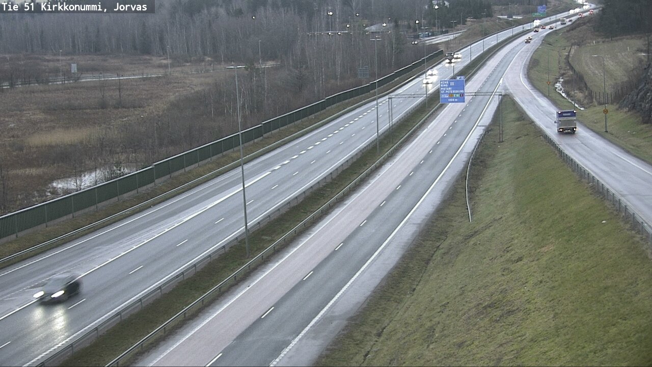 Weather Camera Image Road 51 Kirkkonummi, Jorvas, Kirkkonummi, Uusimaa