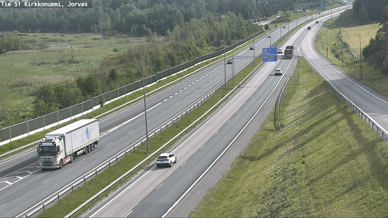 Weather Camera Image Road 51 Kirkkonummi, Jorvas, Kirkkonummi, Uusimaa