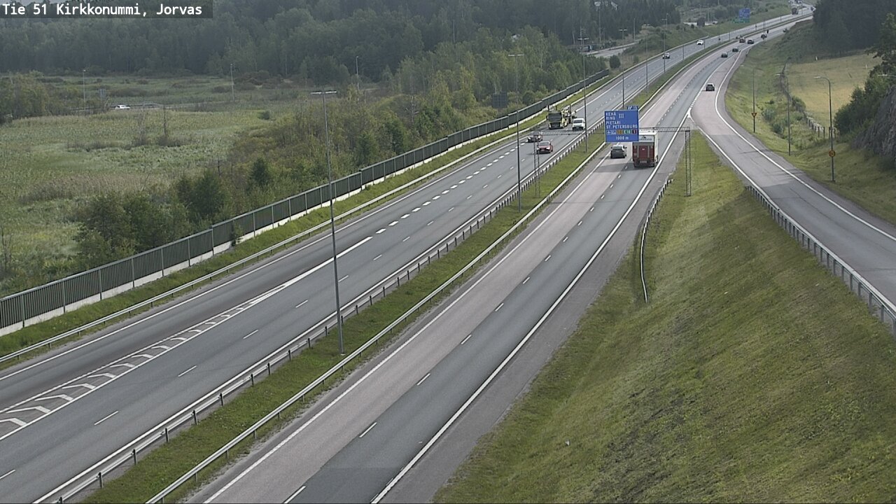 Weather Camera Image Road 51 Kirkkonummi, Jorvas, Kirkkonummi, Uusimaa