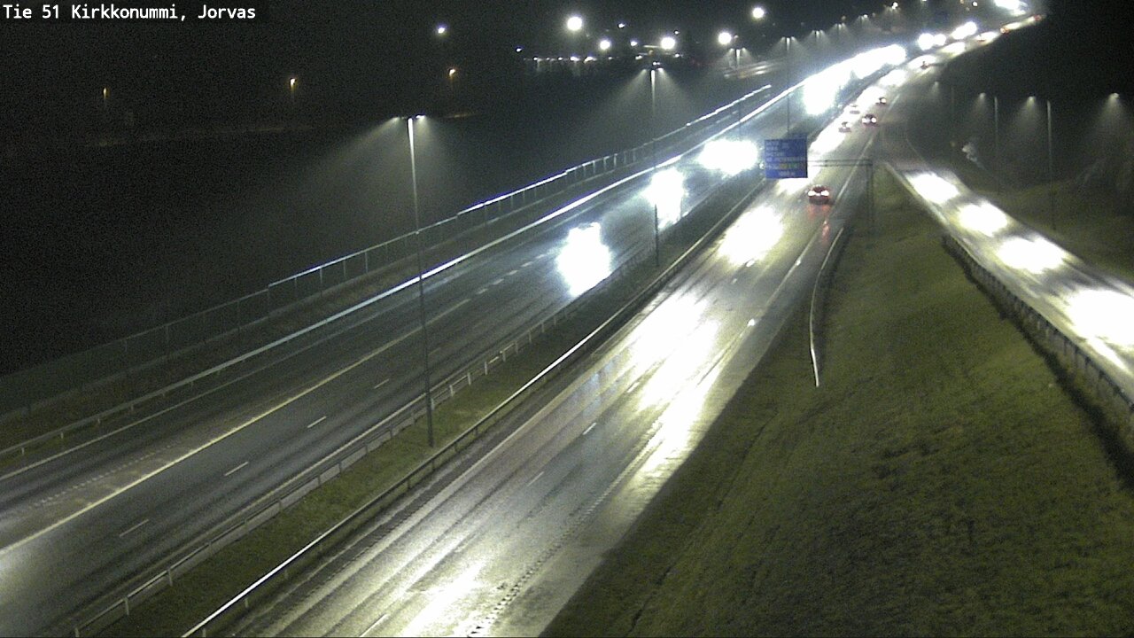 Weather Camera Image Väg 51 Kyrkslätt, Jorvas, Kirkkonummi, Uusimaa