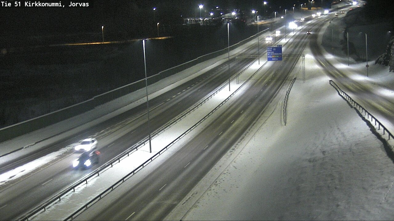 Weather Camera Image Väg 51 Kyrkslätt, Jorvas, Kirkkonummi, Uusimaa