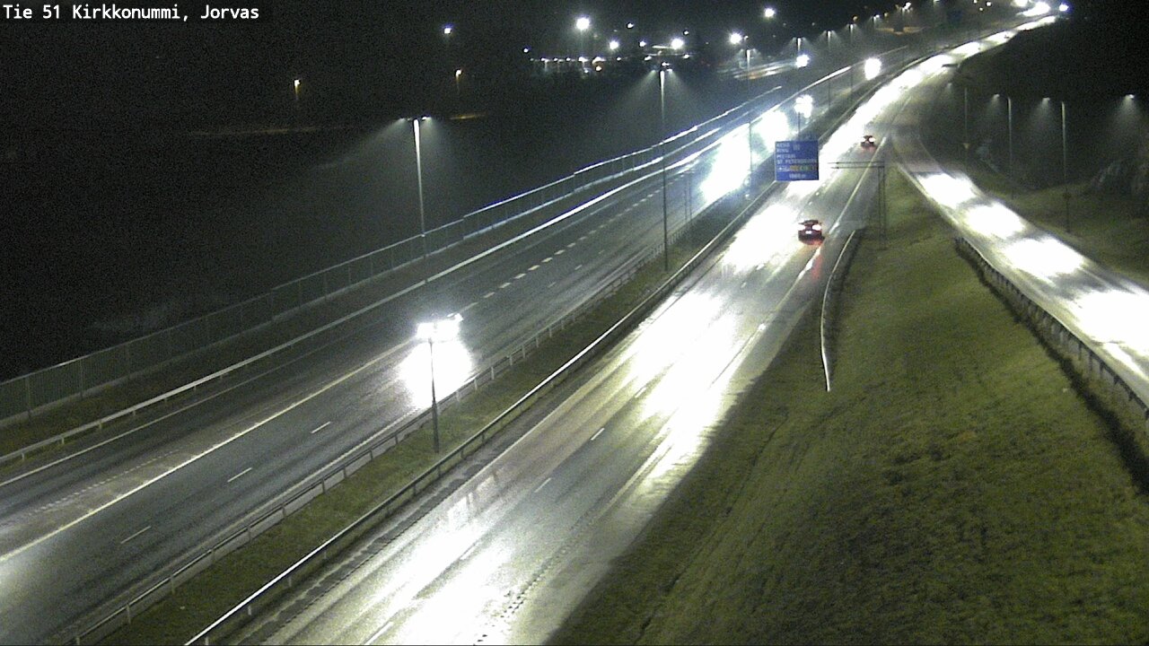 Weather Camera Image Väg 51 Kyrkslätt, Jorvas, Kirkkonummi, Uusimaa