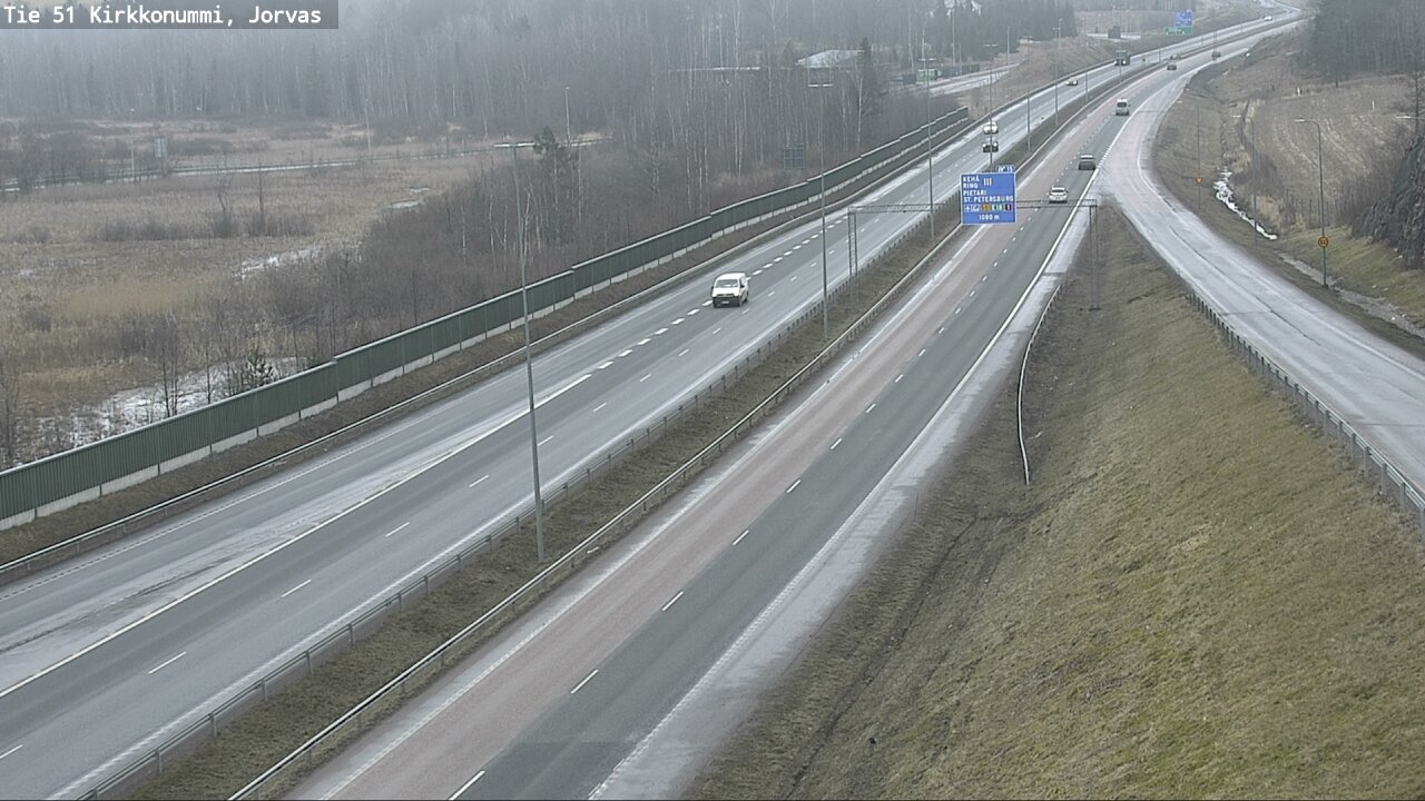 Weather Camera Image Road 51 Kirkkonummi, Jorvas, Kirkkonummi, Uusimaa