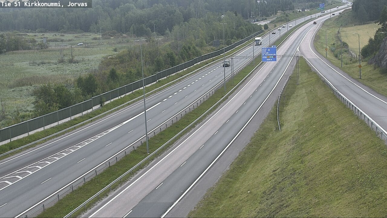 Weather Camera Image Road 51 Kirkkonummi, Jorvas, Kirkkonummi, Uusimaa
