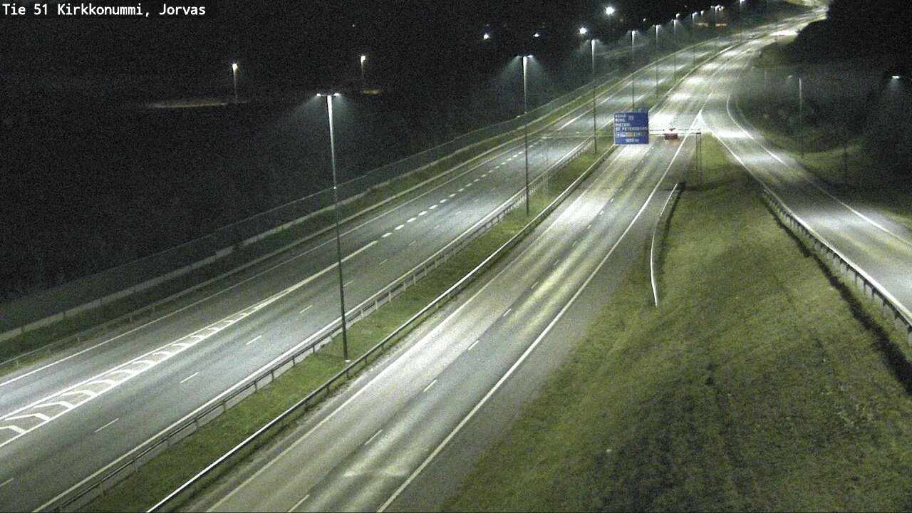 Weather Camera Image Väg 51 Kyrkslätt, Jorvas, Kirkkonummi, Uusimaa