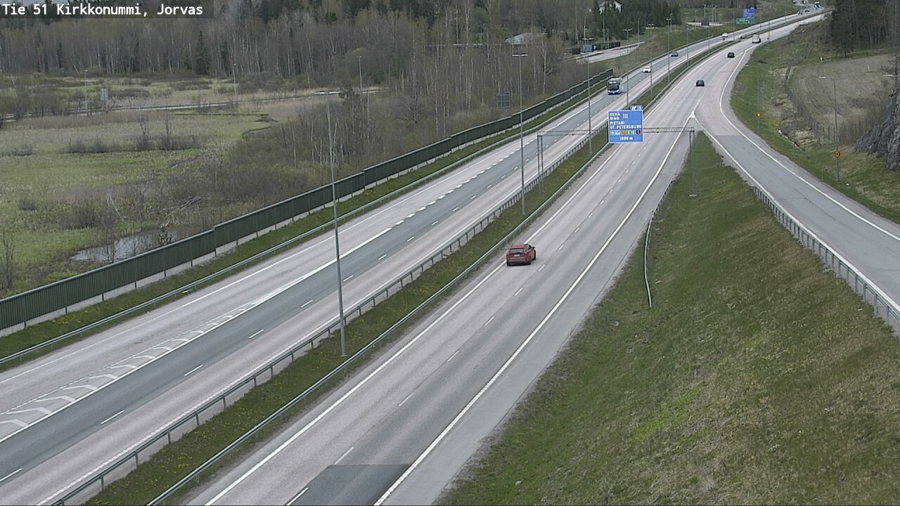 Weather Camera Image Road 51 Kirkkonummi, Jorvas, Kirkkonummi, Uusimaa