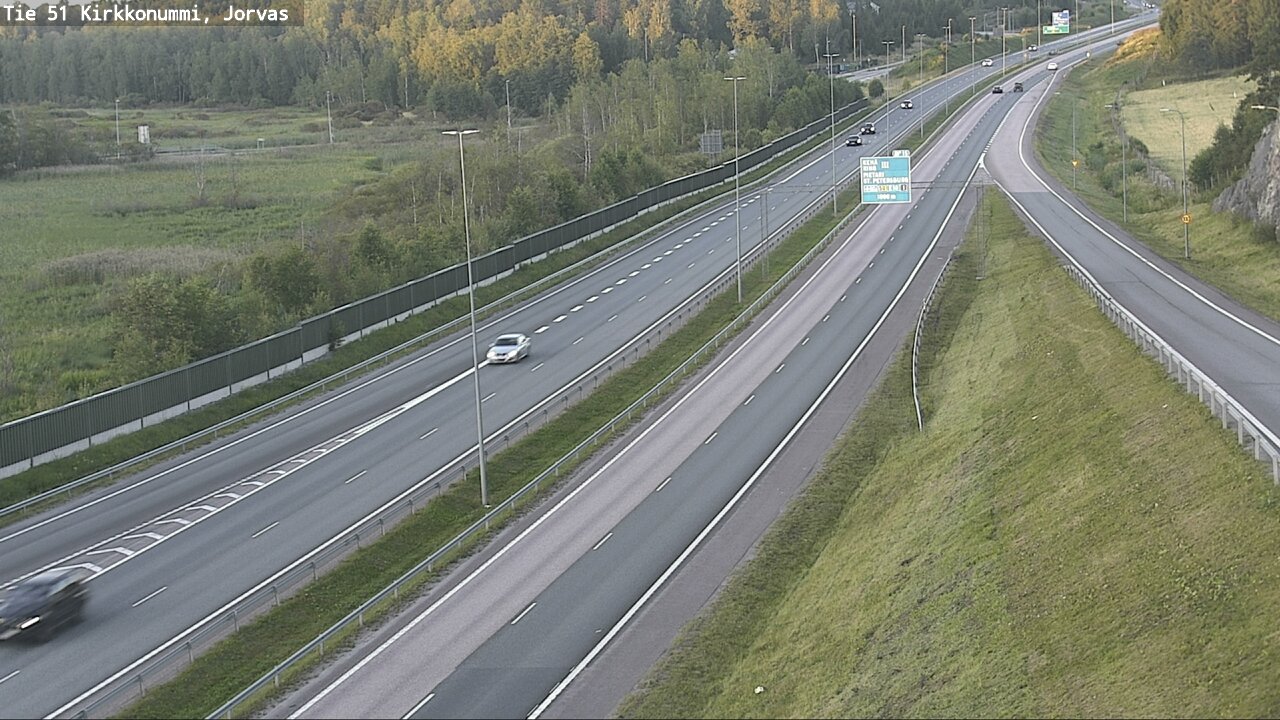 Weather Camera Image Väg 51 Kyrkslätt, Jorvas, Kirkkonummi, Uusimaa