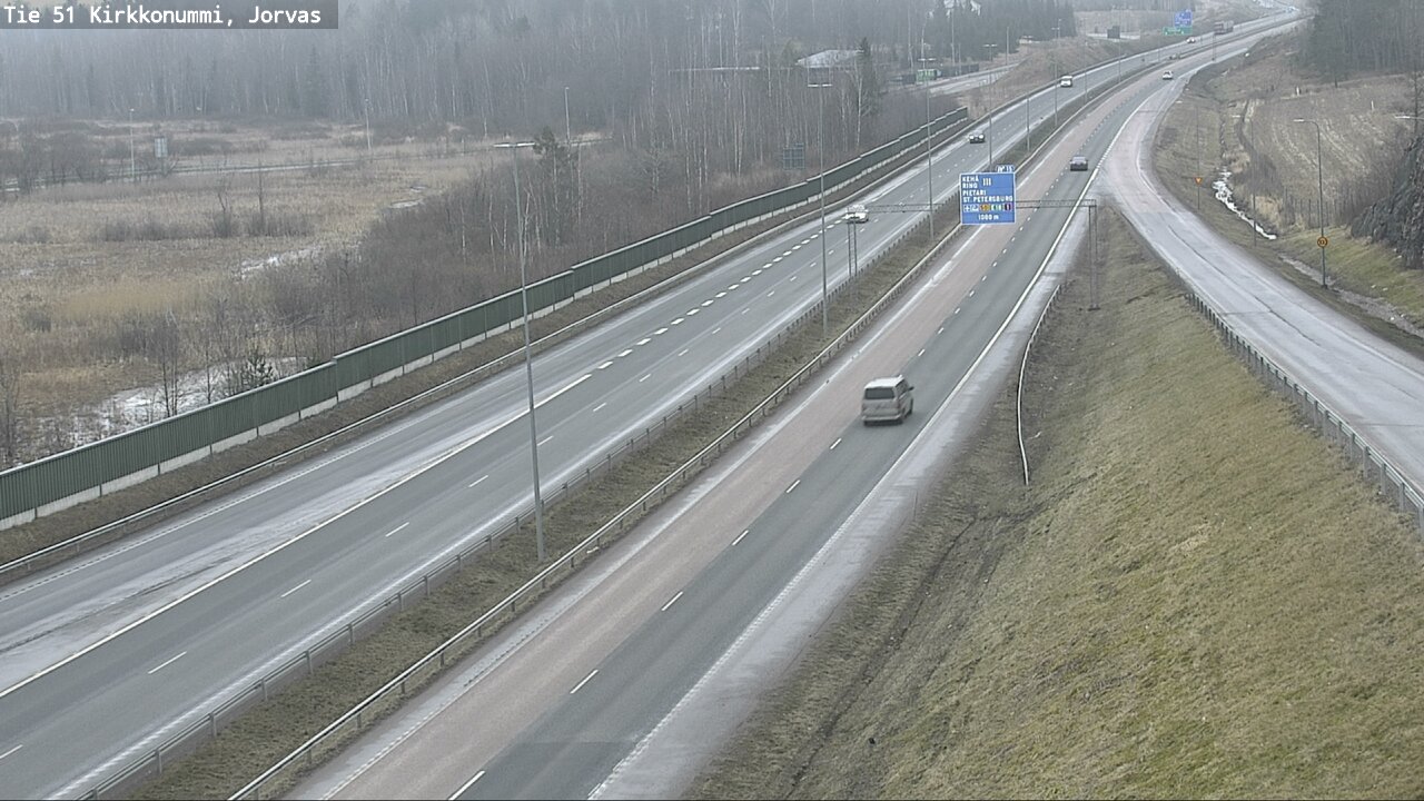 Weather Camera Image Road 51 Kirkkonummi, Jorvas, Kirkkonummi, Uusimaa