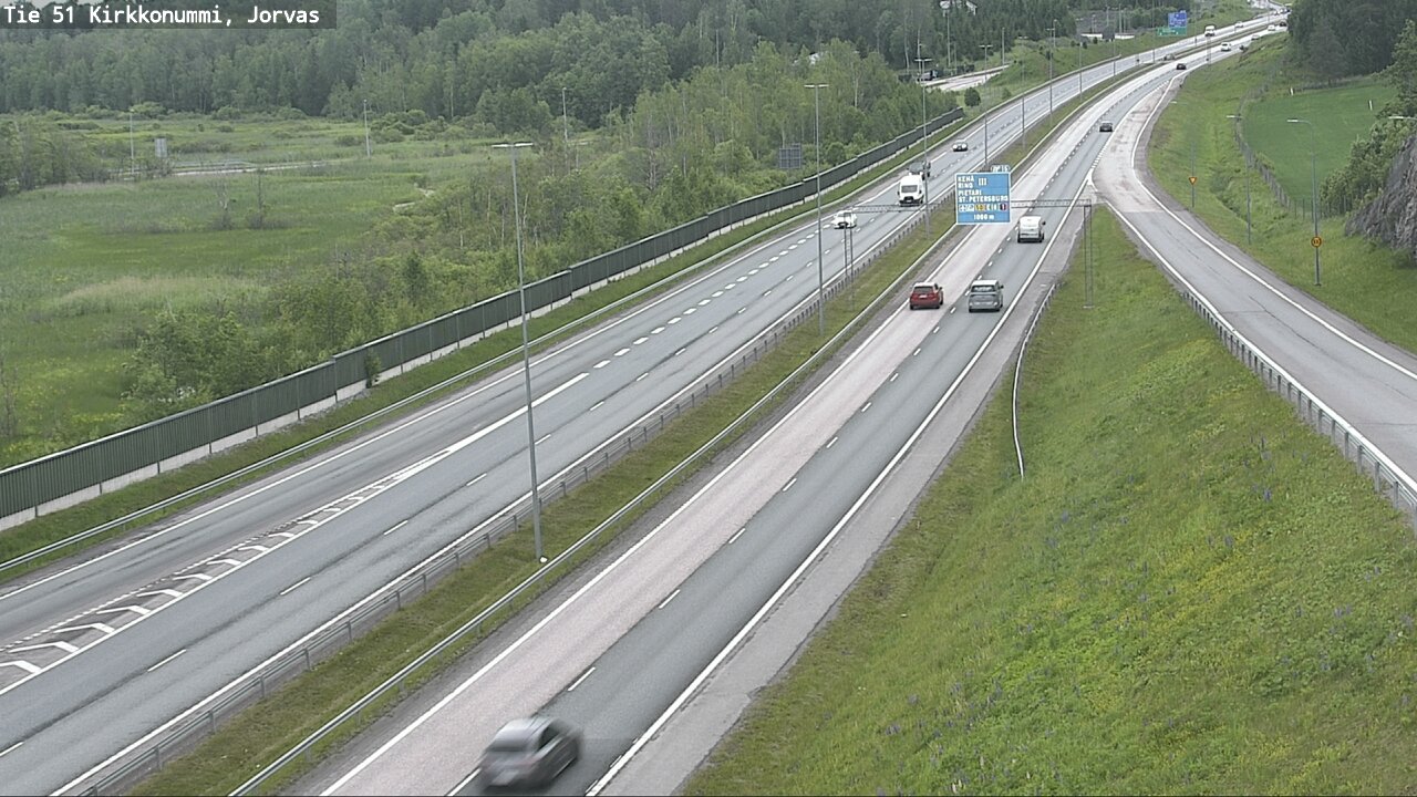 Weather Camera Image Road 51 Kirkkonummi, Jorvas, Kirkkonummi, Uusimaa