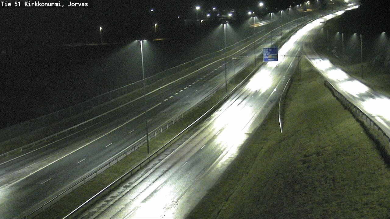 Weather Camera Image Väg 51 Kyrkslätt, Jorvas, Kirkkonummi, Uusimaa