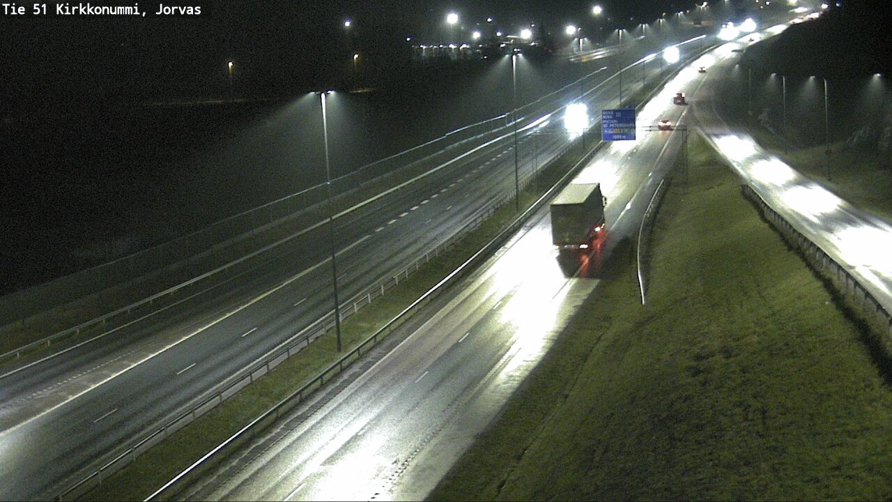 Weather Camera Image Väg 51 Kyrkslätt, Jorvas, Kirkkonummi, Uusimaa