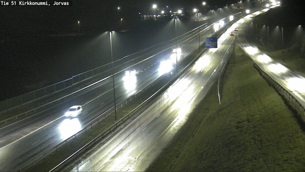 Weather Camera Image Väg 51 Kyrkslätt, Jorvas, Kirkkonummi, Uusimaa