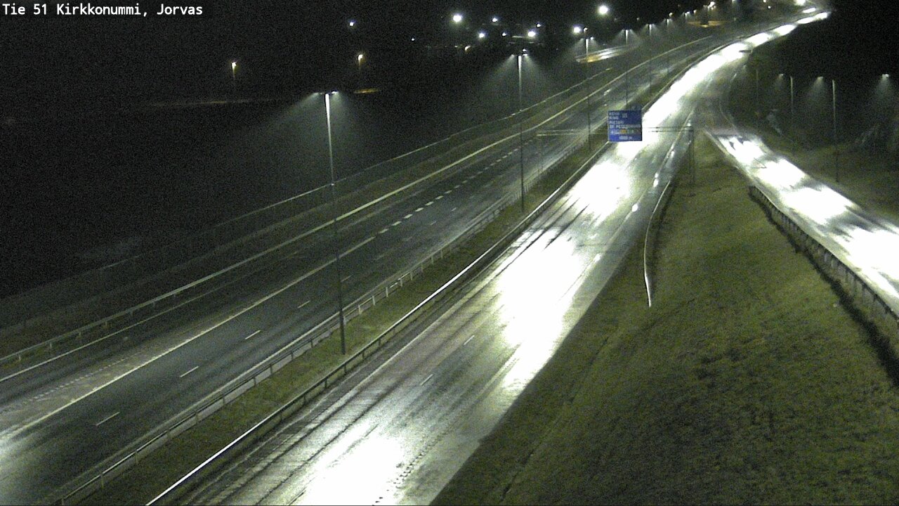 Weather Camera Image Väg 51 Kyrkslätt, Jorvas, Kirkkonummi, Uusimaa