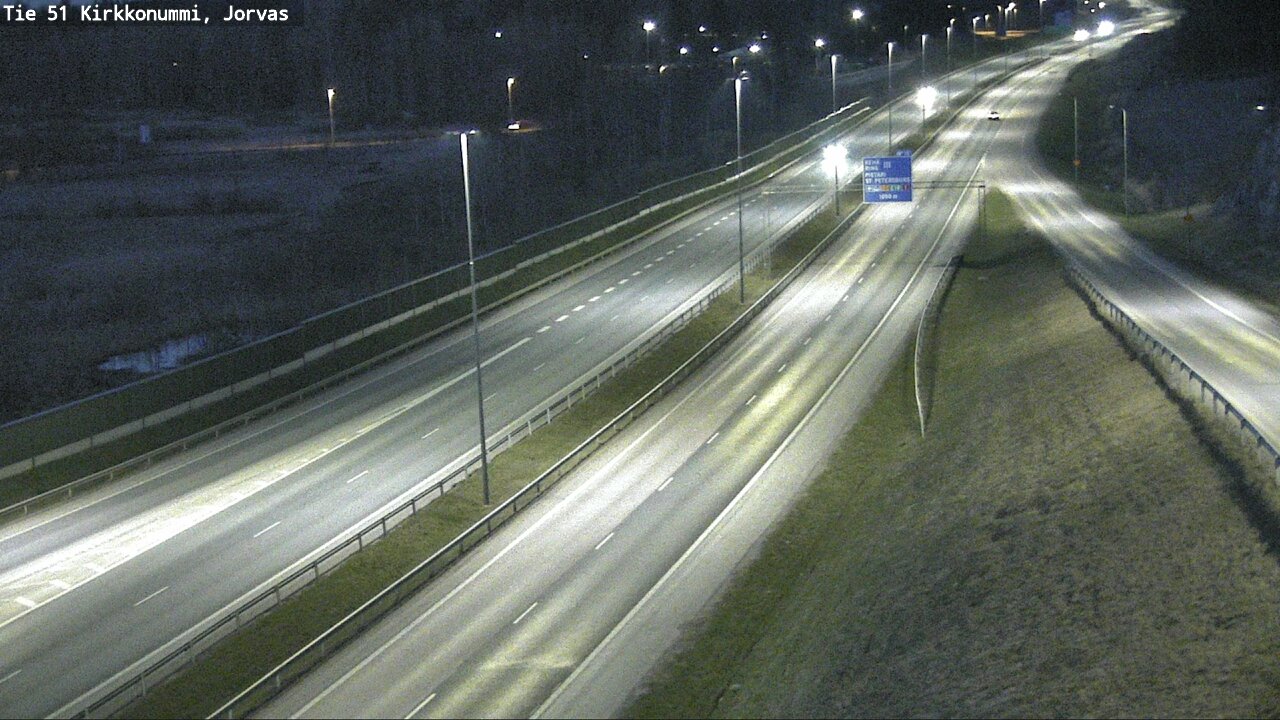 Weather Camera Image Road 51 Kirkkonummi, Jorvas, Kirkkonummi, Uusimaa