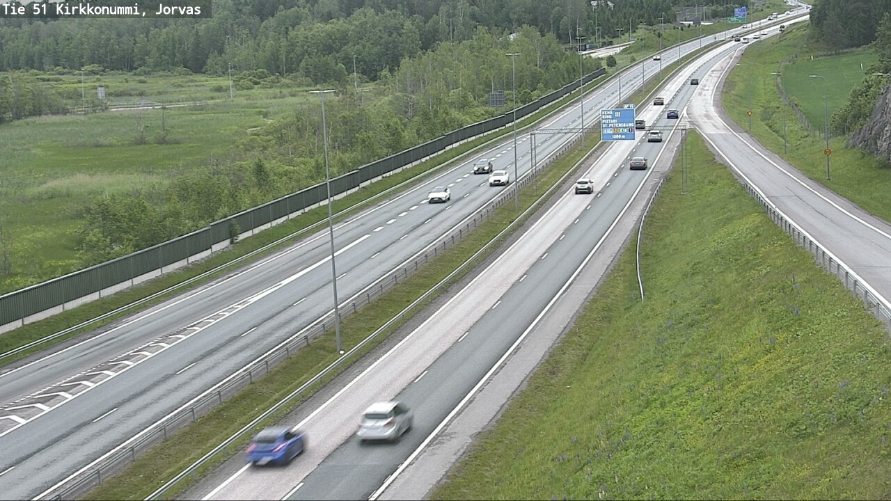 Weather Camera Image Road 51 Kirkkonummi, Jorvas, Kirkkonummi, Uusimaa
