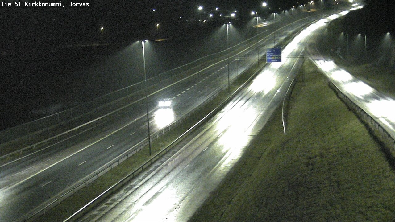 Weather Camera Image Väg 51 Kyrkslätt, Jorvas, Kirkkonummi, Uusimaa