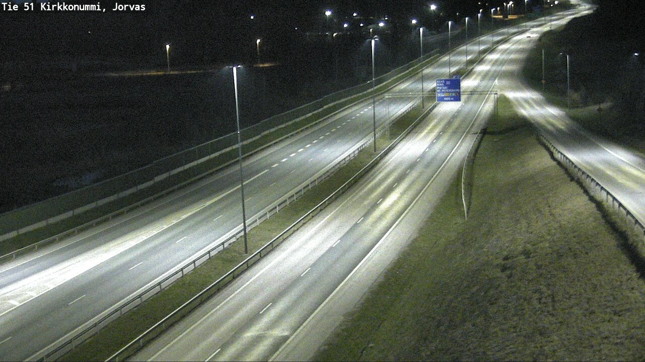 Weather Camera Image Road 51 Kirkkonummi, Jorvas, Kirkkonummi, Uusimaa