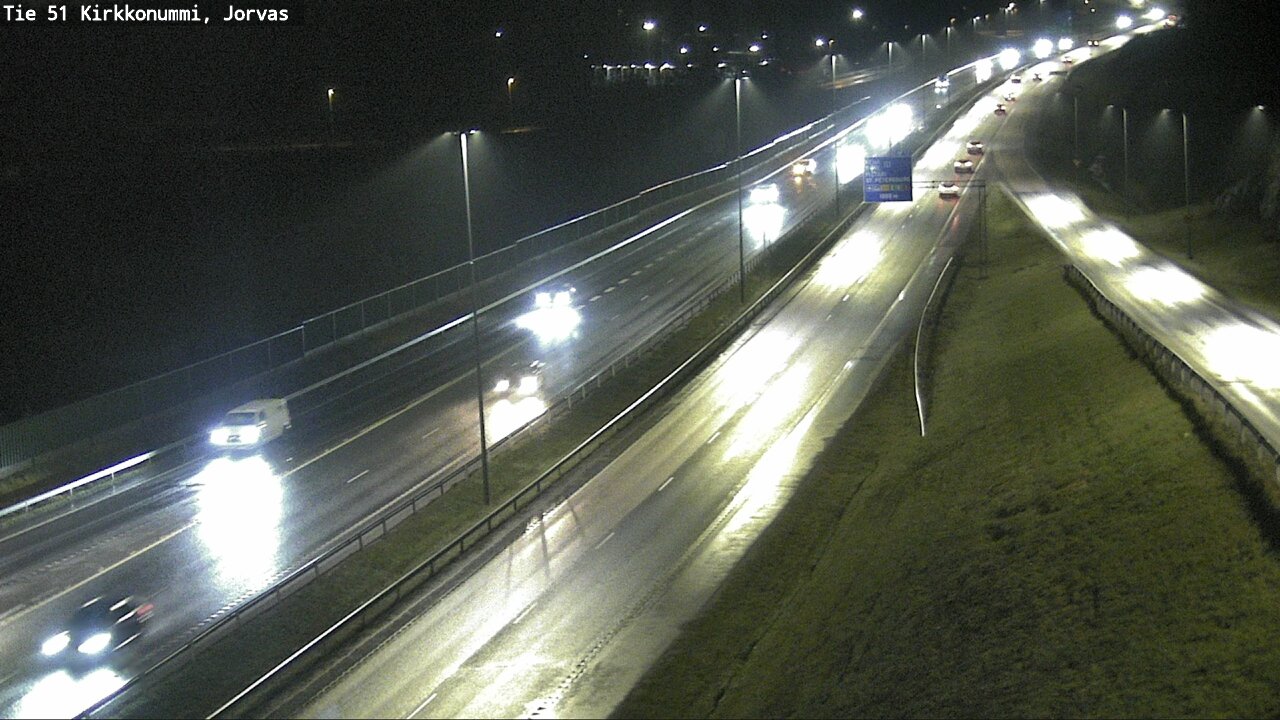 Weather Camera Image Road 51 Kirkkonummi, Jorvas, Kirkkonummi, Uusimaa