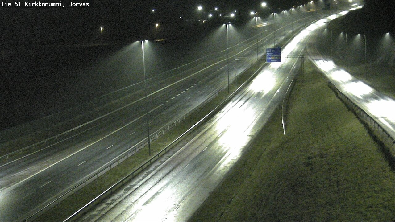Weather Camera Image Väg 51 Kyrkslätt, Jorvas, Kirkkonummi, Uusimaa