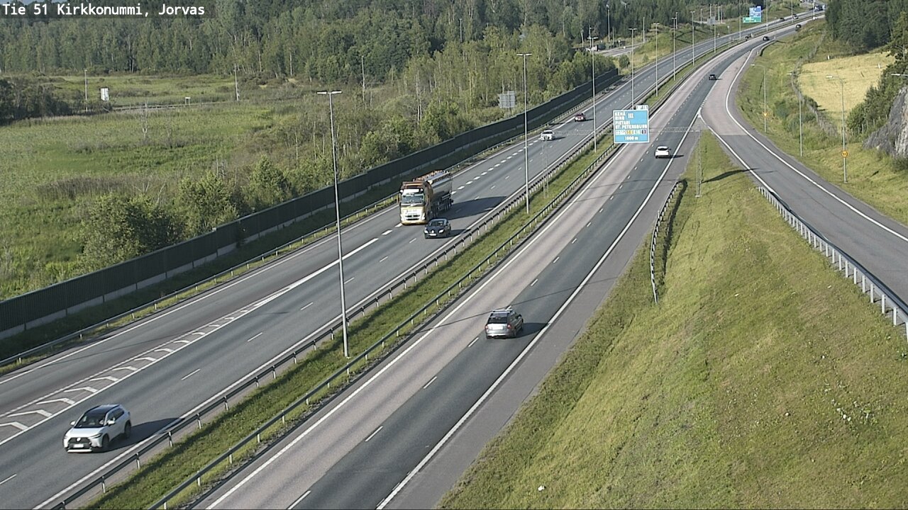 Weather Camera Image Väg 51 Kyrkslätt, Jorvas, Kirkkonummi, Uusimaa