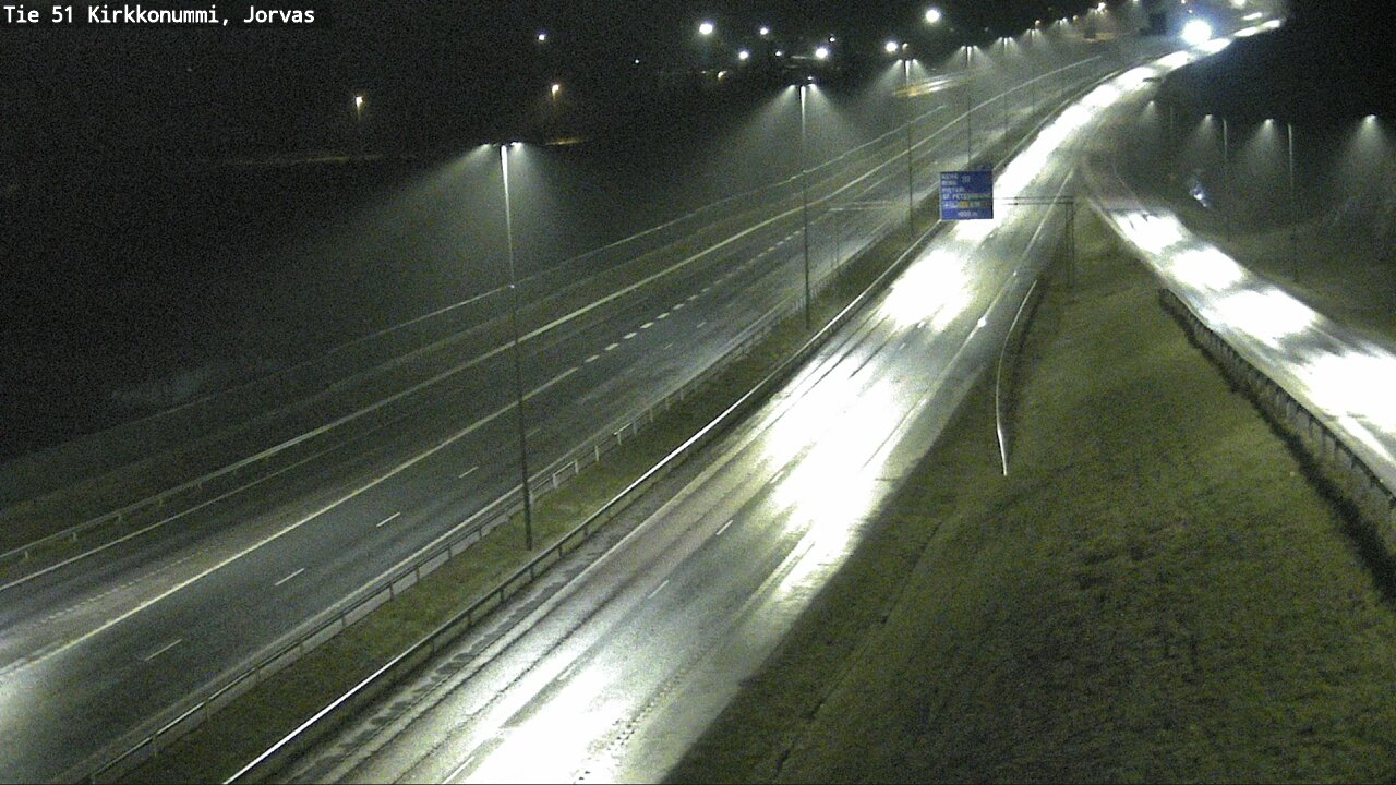 Weather Camera Image Väg 51 Kyrkslätt, Jorvas, Kirkkonummi, Uusimaa