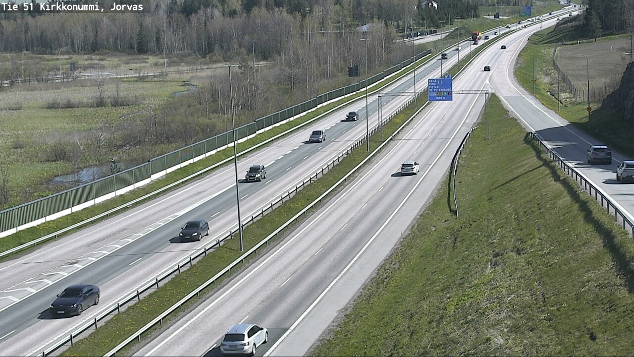 Weather Camera Image Road 51 Kirkkonummi, Jorvas, Kirkkonummi, Uusimaa
