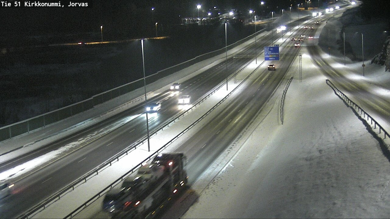 Weather Camera Image Väg 51 Kyrkslätt, Jorvas, Kirkkonummi, Uusimaa