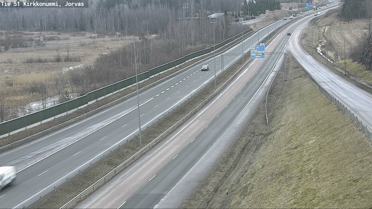 Weather Camera Image Road 51 Kirkkonummi, Jorvas, Kirkkonummi, Uusimaa