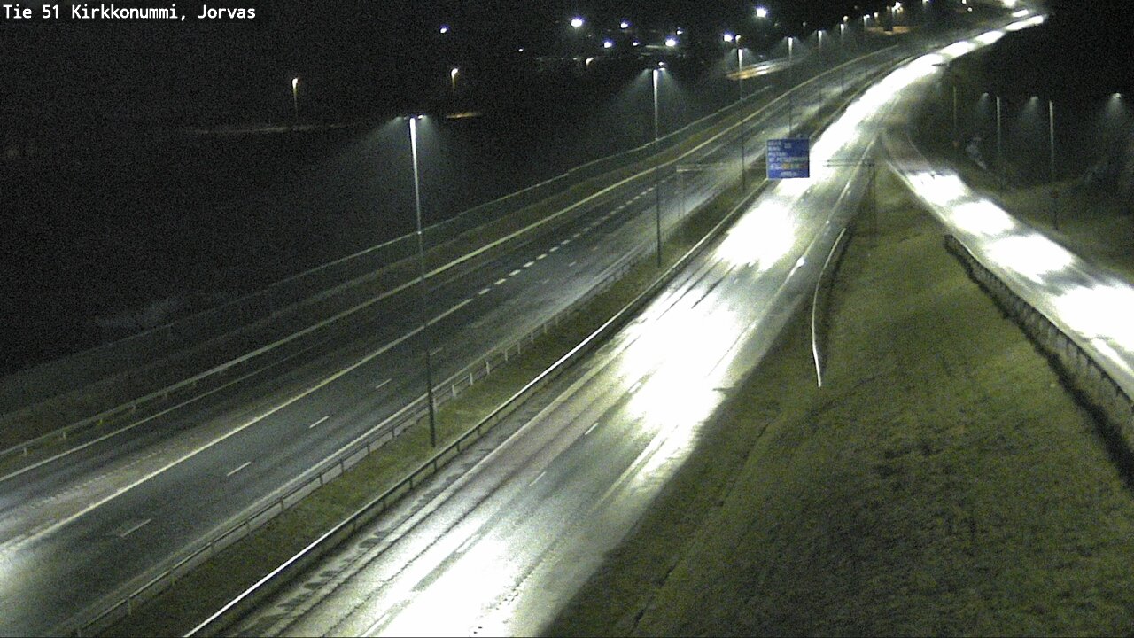 Weather Camera Image Väg 51 Kyrkslätt, Jorvas, Kirkkonummi, Uusimaa