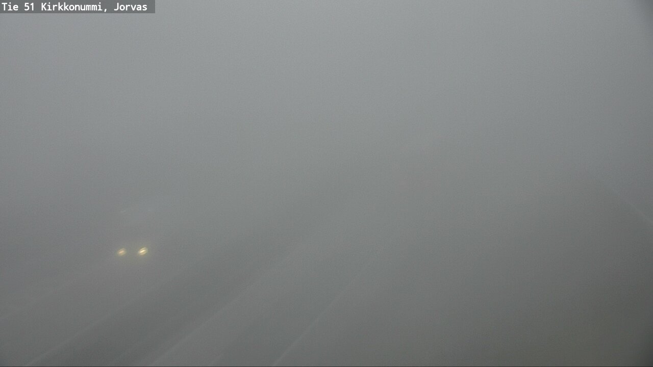 Weather Camera Image Väg 51 Kyrkslätt, Jorvas, Kirkkonummi, Uusimaa