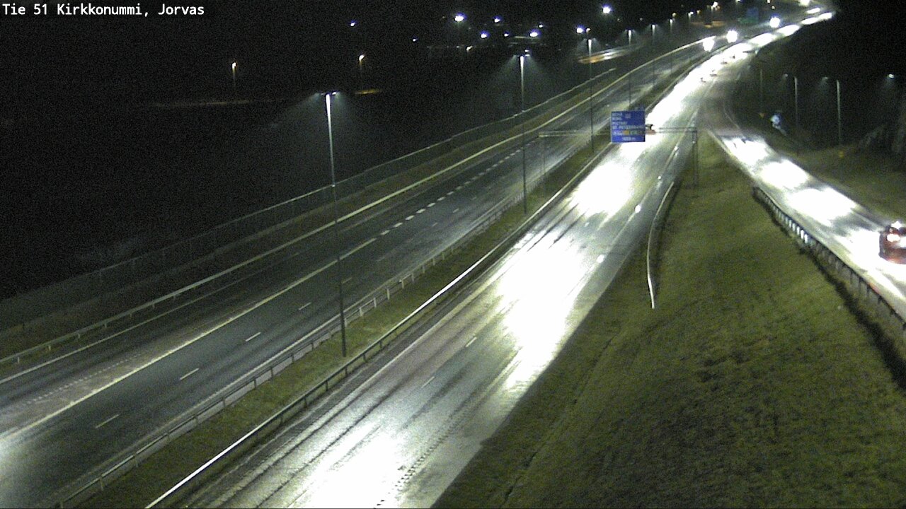 Weather Camera Image Väg 51 Kyrkslätt, Jorvas, Kirkkonummi, Uusimaa