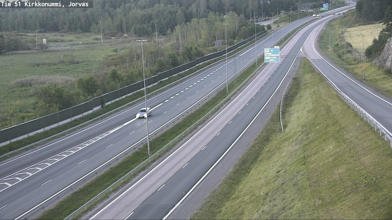 Weather Camera Image Väg 51 Kyrkslätt, Jorvas, Kirkkonummi, Uusimaa