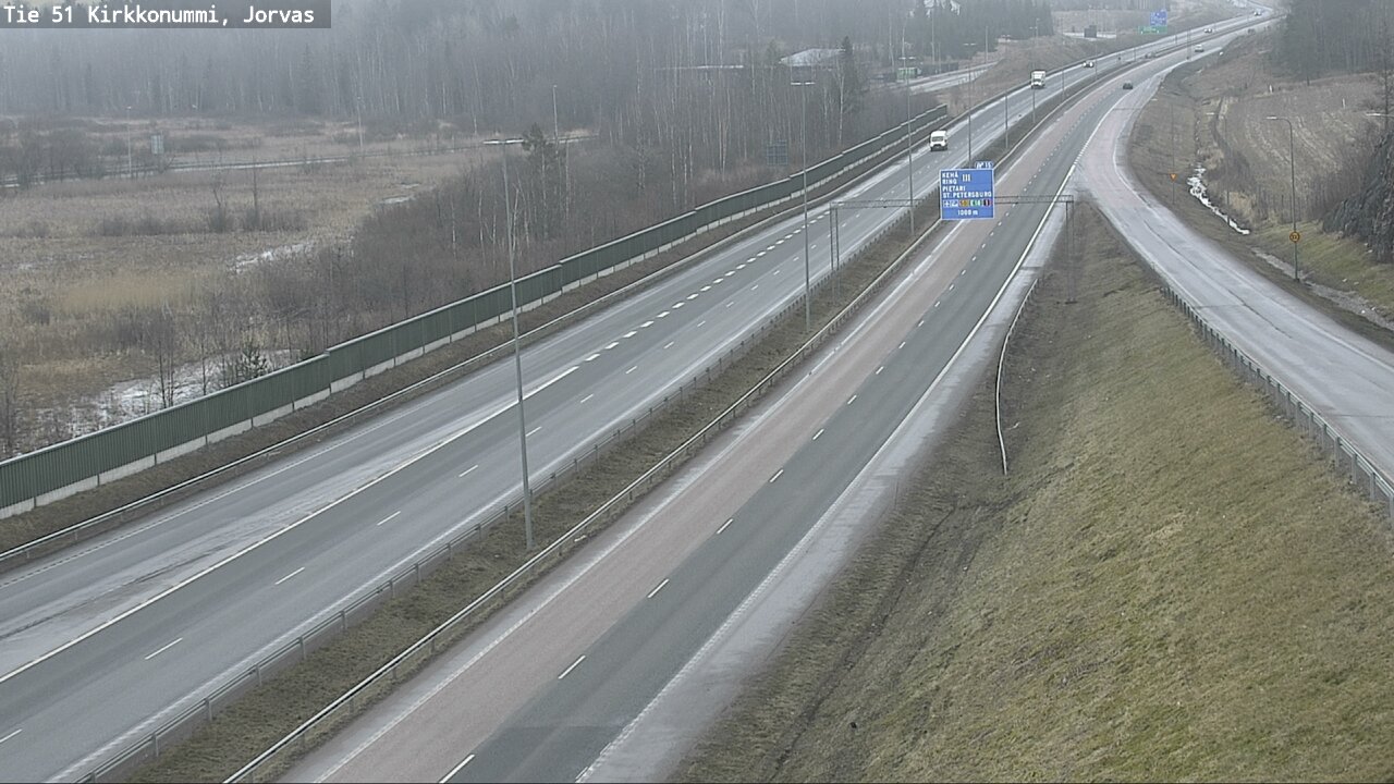 Weather Camera Image Road 51 Kirkkonummi, Jorvas, Kirkkonummi, Uusimaa