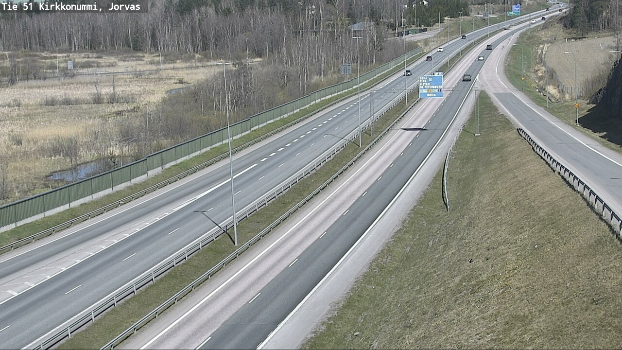 Kelikamerat Kuva Tie 51 Kirkkonummi, Jorvas, Kirkkonummi, Uusimaa