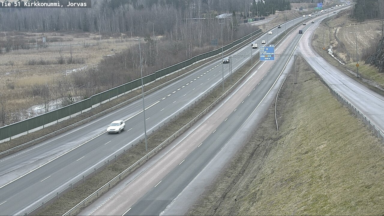 Weather Camera Image Road 51 Kirkkonummi, Jorvas, Kirkkonummi, Uusimaa