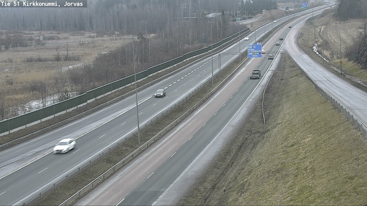 Weather Camera Image Road 51 Kirkkonummi, Jorvas, Kirkkonummi, Uusimaa