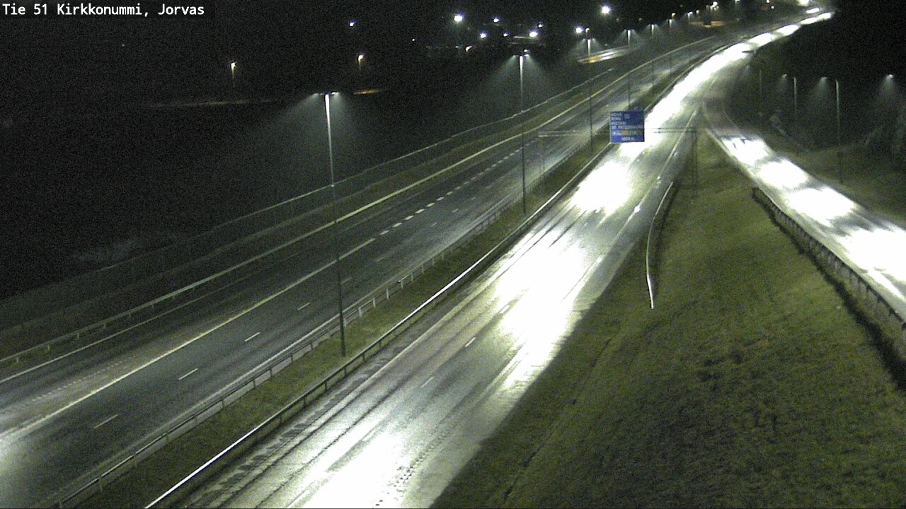 Weather Camera Image Väg 51 Kyrkslätt, Jorvas, Kirkkonummi, Uusimaa