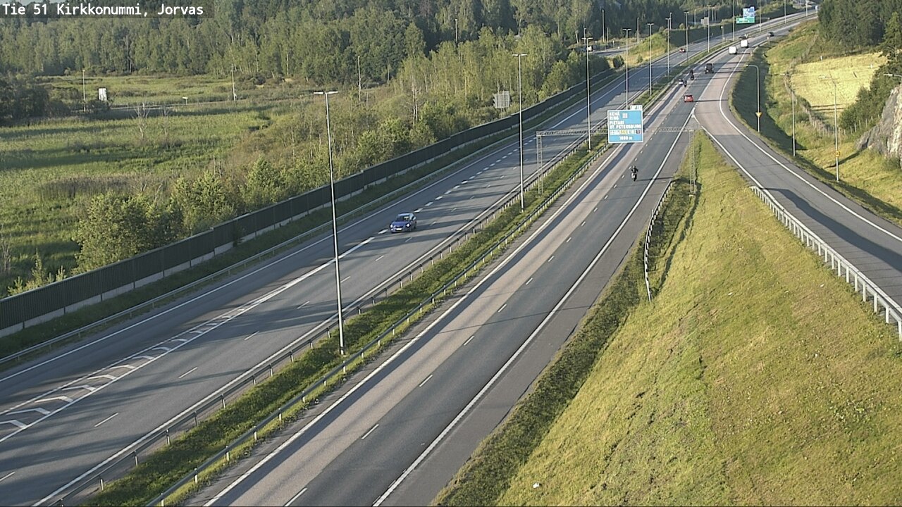 Weather Camera Image Väg 51 Kyrkslätt, Jorvas, Kirkkonummi, Uusimaa
