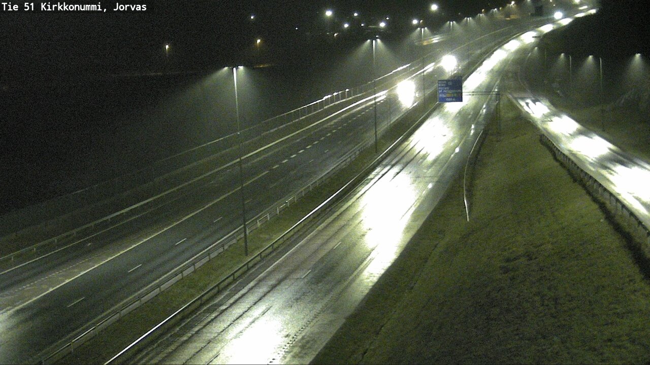 Weather Camera Image Väg 51 Kyrkslätt, Jorvas, Kirkkonummi, Uusimaa