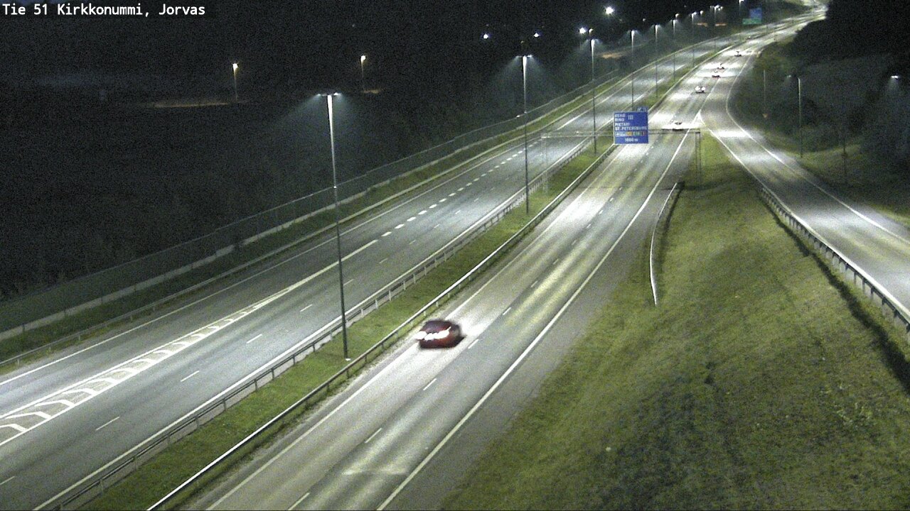 Weather Camera Image Väg 51 Kyrkslätt, Jorvas, Kirkkonummi, Uusimaa