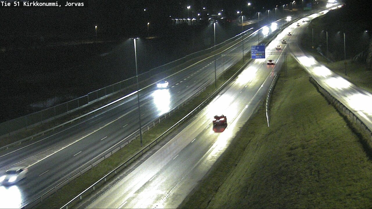 Weather Camera Image Road 51 Kirkkonummi, Jorvas, Kirkkonummi, Uusimaa